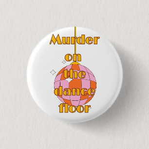 Disco auf der Tanzfläche Button