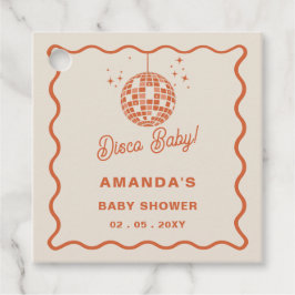 Disco Baby Retro Groovy Disco Kinderdusche Geschenkanhänger