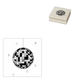 Disco Ball Briefmarke Gummistempel