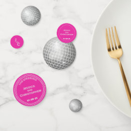 Disco Ball Confetti Personnalisé Super violet