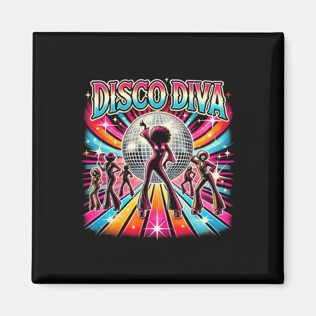 Disco Ball Disco Magnet (Vorne)
