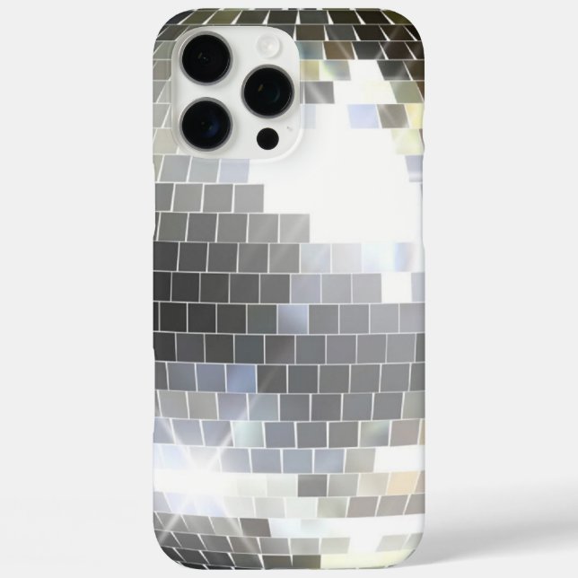 Disco Ball iPhone 16 Pro Max Hülle (Rückseite)