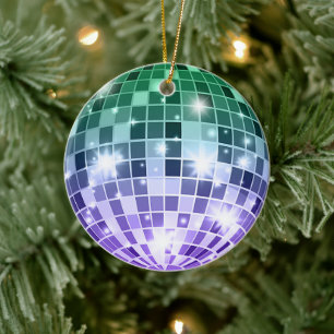 Disco Ball Keramik Ornament