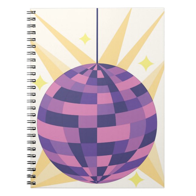 Disco Ball Notizblock (Vorderseite)