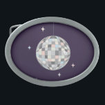 Disco Ball - Ovale Gürtelschnalle<br><div class="desc">Disco Ball - Gürtelschnalle</div>