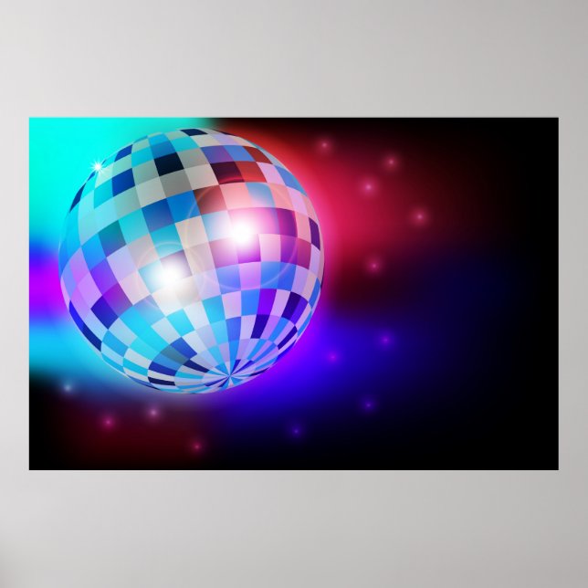 Disco Ball Poster (Vorne)