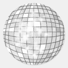 Disco Ball Runder Aufkleber