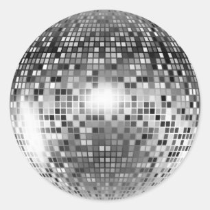 Disco Ball Runder Aufkleber