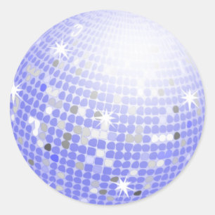 Disco Ball Runder Aufkleber