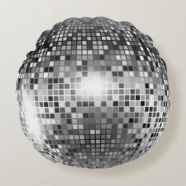 Disco Ball Rundes Kissen