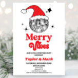 Disco Ball Santa Hat Retro Christmas Holiday Party Einladung<br><div class="desc">This is a Disco Ball Santa Hat Retro Christmas Holiday Party Invitation!</div>
