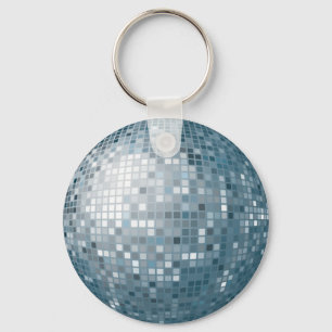 Disco-Ball-Silber-Schlüsselanhänger Schlüsselanhänger