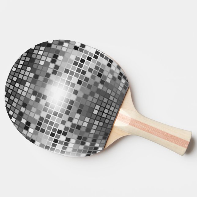 DISCO BALL TISCHTENNIS SCHLÄGER (Seitenansicht)