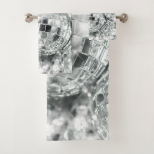Disco Balls Glam #1 #retro #wall #art Badhandtuch Set