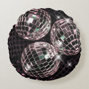 Disco Balls Glam #8 #retro #wall #art Rundes Kissen