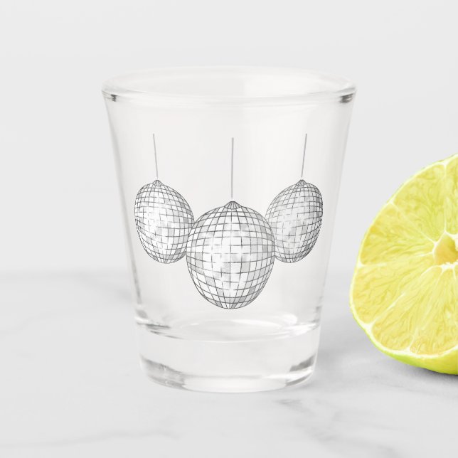 Disco Balls Schnapsglas (Vorderseite)
