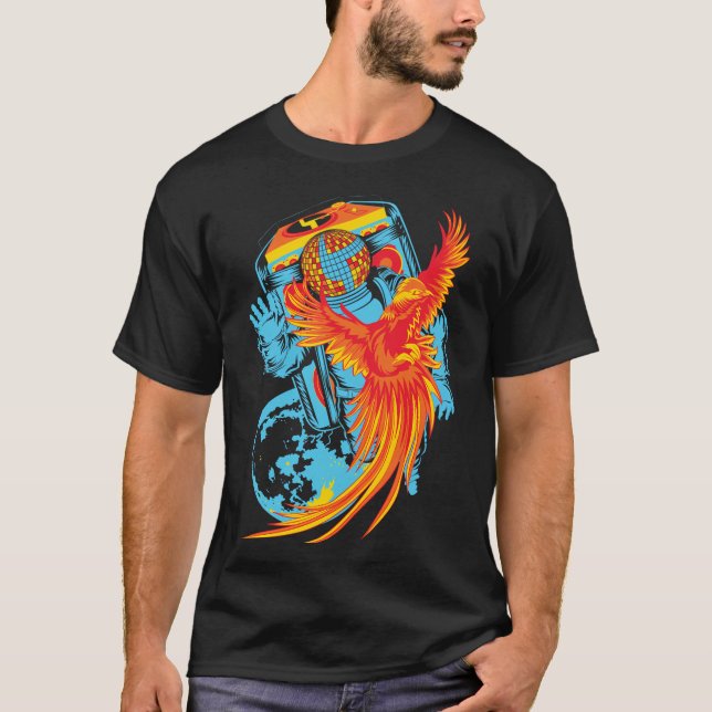 Disco Biscuits Astronaut by Custeez T-Shirt (Vorderseite)