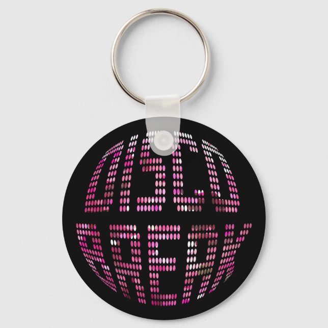 Disco Break Pink Schlüsselanhänger (Vorderseite)
