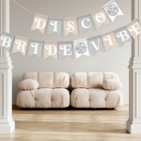 Disco Bride Vibe Silver Retro Brautparty