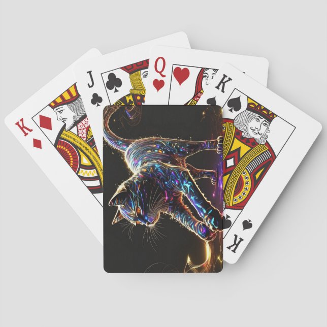 Disco Cat Cards Spielkarten (Rückseite)