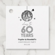 Disco Cheers 60 Years Wedding Anniversary Party