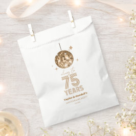 Disco-Cheers 75 Jahre Hochzeitsjubiläum Party Geschenktütchen