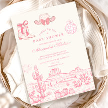 Disco Cowgirl Babydusche