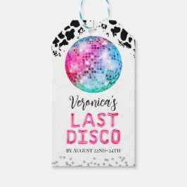 Disco Cowgirl Bachelorette Vielen Dank für Ihre Ge Geschenkanhänger
