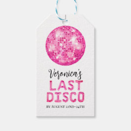 Disco Cowgirl Bachelorette Vielen Dank für Ihre Ge Geschenkanhänger