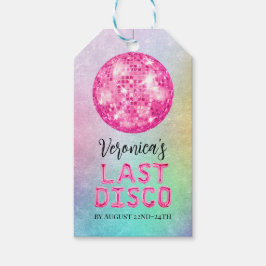 Disco Cowgirl Bachelorette Vielen Dank für Ihre Ge Geschenkanhänger
