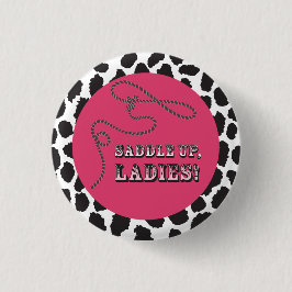 Disco Cowgirl Junggeselinnen-Abschied Button