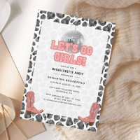 Disco Cowgirl Junggeselinnen-Abschied Pink Black