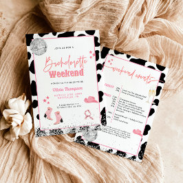 Disco Cowgirl Junggeselinnen-Abschied | Space Cowg Einladung