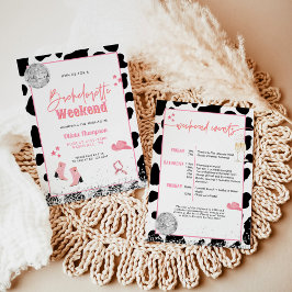 Disco Cowgirl Junggeselinnen-Abschied | Space Cowg Einladung