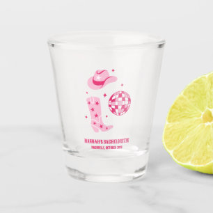 Disco-Cowgirl-Junggesellinnenparty-Geschenk Schnap Schnapsglas