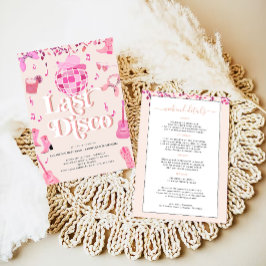 Disco Cowgirl Nashville Pink Rodeo | Bachelorette Einladung