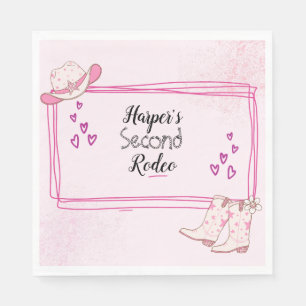 Disco Cowgirl Paper Napkin Serviette
