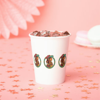 Disco Cowgirl Party Cup – Fun Celebration Drinkwar Pappbecher