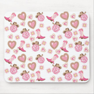 Disco Cowgirl Valentine Mouse Pad Mousepad