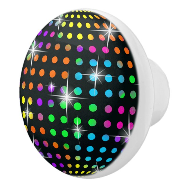 DISCO Dance Keramik Knobs Keramikknauf (Rechts)