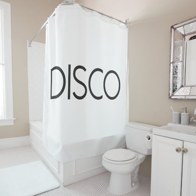 DISCO Dancing Duschvorhang (Beispiel)