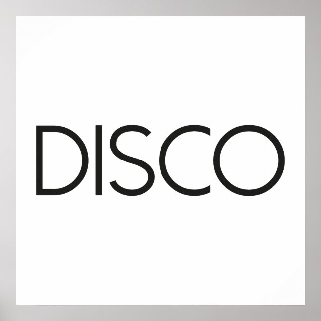 DISCO Dancing Poster (Vorne)