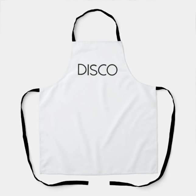 DISCO Dancing Schürze (Vorderseite)