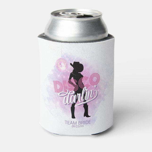 Disco Darlin' Bachelorette Team Bride ID928 Dosenkühler (Kanne Rückseite)