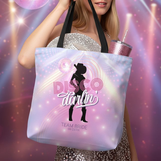 Disco Darlin' Bachelorette Team Bride v2 ID928 Tasche (Von Creator hochgeladen)