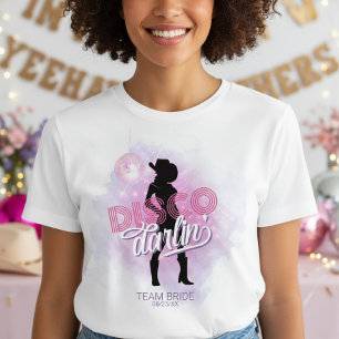 Disco Darlin' Junggesellinnen-Abschiedsteam Braut  T-Shirt