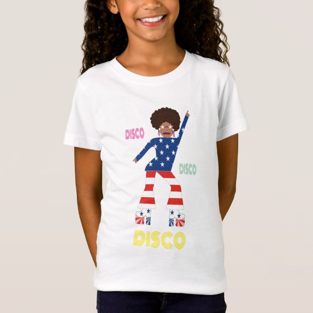 Disco-Design T-Shirt (Vorderseite)