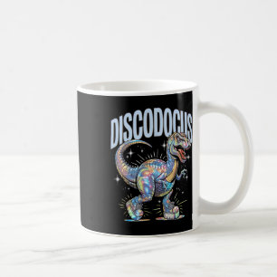 Disco Dinosaur Diplodocus 70er Dino Tancing Funny Kaffeetasse