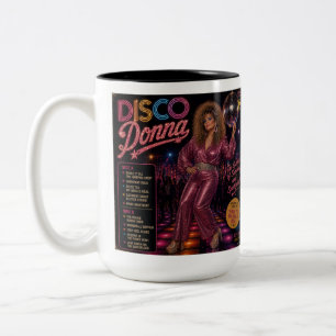Disco Donna & Disco Dazzler Zweifarbige Tasse