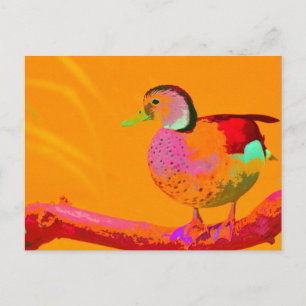 Disco Duck Postkarte